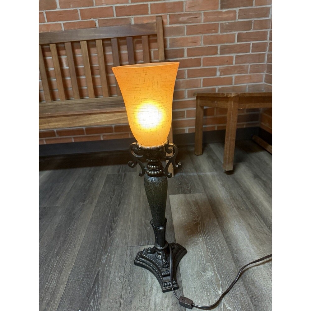 Tiffany-style torchiere table lamp Glass Shade